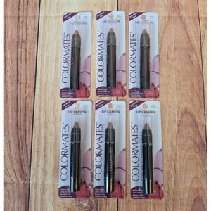 6 PK Colormates SOFT PLUM Lip Crayon Discontinued #62633